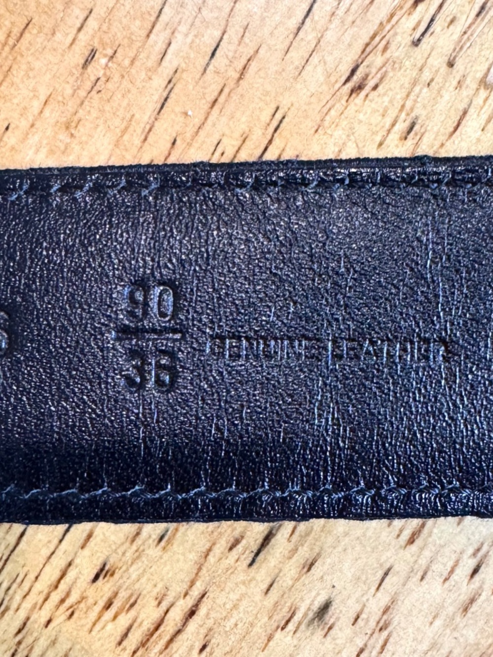 Unisex Fendi Zucca Canvas & Leather Belt, Size 36/90 NWOT - Picture 9 of 9
